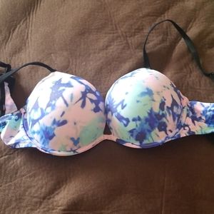 Pink pushup bra